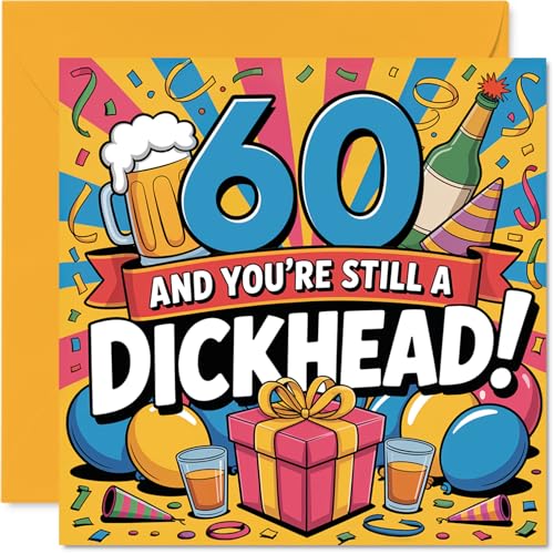 Cheeky Carte anniversaire 60 ans humour