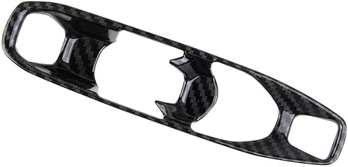 Miniatura 9 de crosselec Carbon Fiber Gear Shift Panel Cover Trim for Chevrolet Corvette C8 2020-2024(gear shift head)