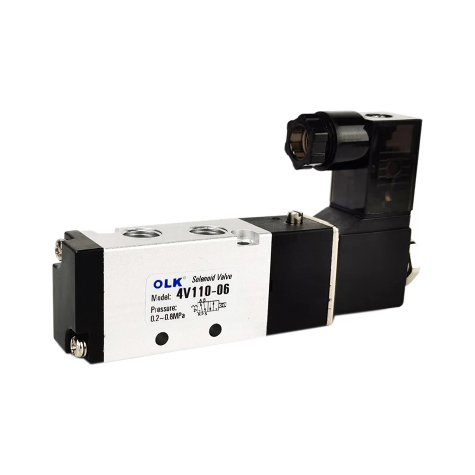 Électrovanne de commande 4V110-06 pour l'automatisation d'ateliers et machines