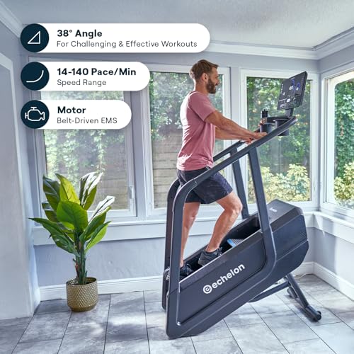 Image of Echelon Summit Stair Stepper Machine with Adjustable Step Rate & Wireless Charging