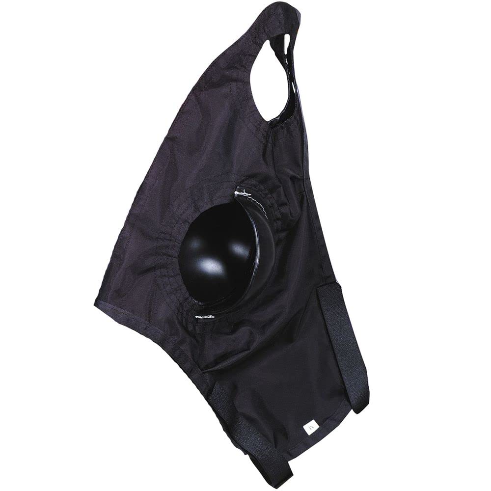 Dura-Tech Blinker Hood | Color Black | Promotes Horse Focus | Eye Protection | Comfortable Fit | Secure Hook & Loop Closure | Anxiety Reducing