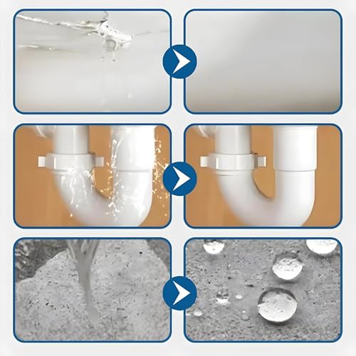 Image of Claiez 3-in-1 Crack Seal Glue 300gm with Brush - Transparent, Waterproof Glue for Roof & Pipe Leakage