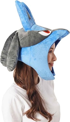 Miniatura 7 de SAZAC Sombrero Kigurumi - Pokemon - Lucario - Gorro acogedor para disfraz - Tamaño adulto