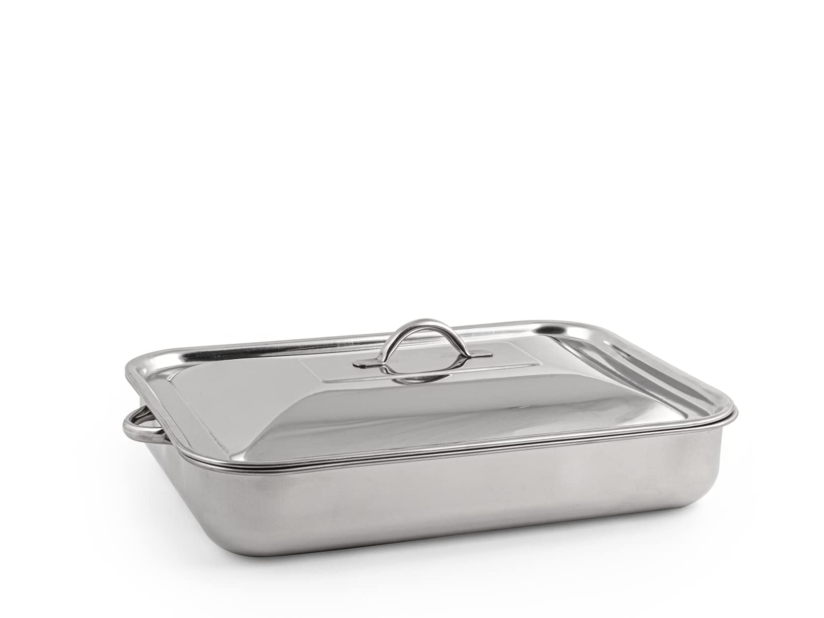 Royal Norfolk Refreshment, Made of Stainless Steel, Size 30x22 cm, Includes Lid, Dishwasher Safe, Classic and Hygienic 100%, Original Product and Certificate, Grey