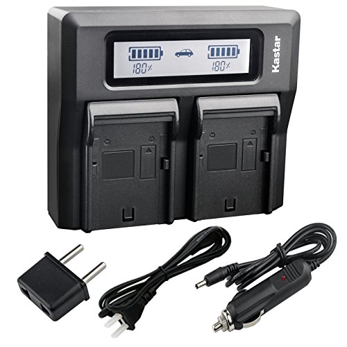 Kastar Fast Dual LCD Charger for Olympus BLS-5 PS-BLS5 Olympus E-450 E-600 E-620 E-P1 E-P2 E-P3 E-PL6 E-PL7 E-PL8 E-PM1 E-PM2 Stylus 1 Stylus 1s, Olympus OM-D E-M10, E-M10 Mark II, OM-D E-M10 Mark III