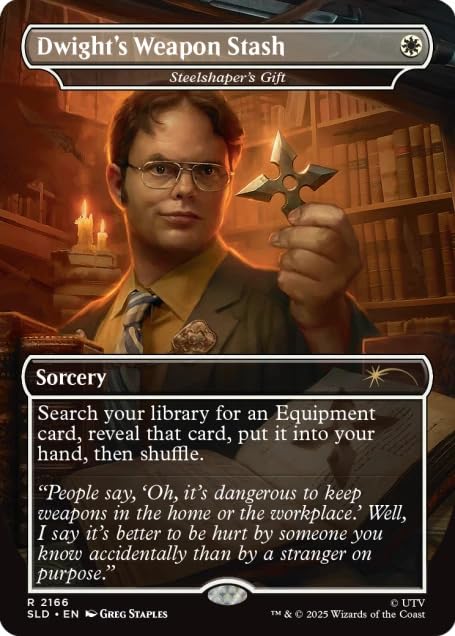 mtg シークレットレイヤー　The Office Magic the Gathering Secret Lair x The Office: Dwight's Destiny