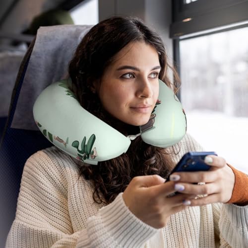 Almohada de viaje espuma viscoelástica 30 cm miniatura 6