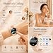 Smart Watch Women with call Function - 1.27" IPS Round Bluetooth Women's Smartwatch IP68 Waterproof with Heart Rate SpO2 Blood Pressure Sleep Monitoring 100+ Sports Modes Compatible with Android iOS