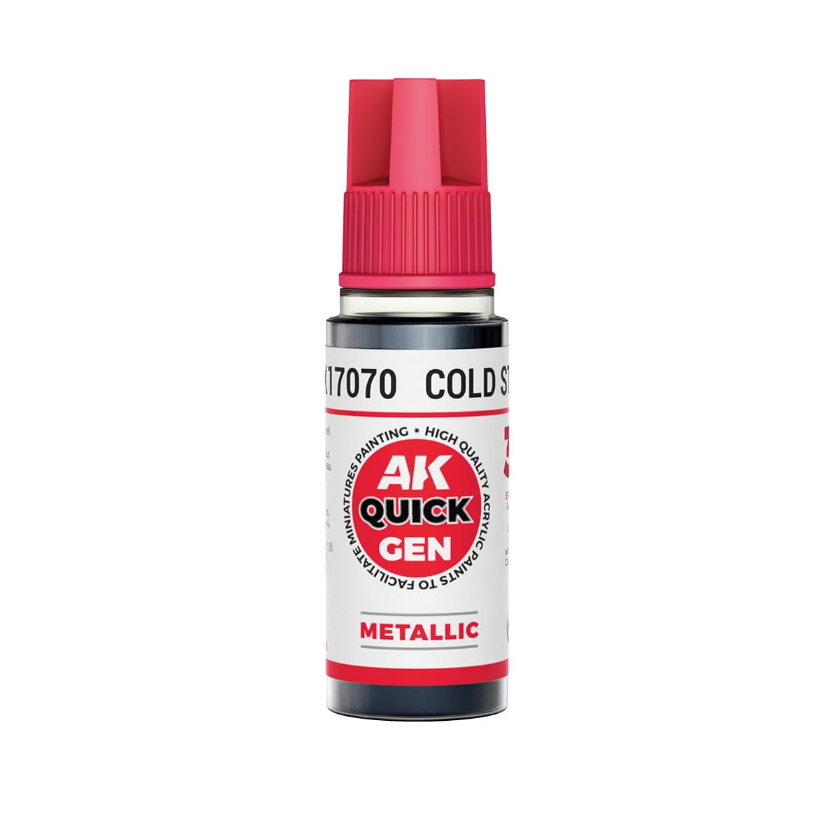Ak Interactive Ak Quick Gen Ak17070 Cold Steel (18Ml)