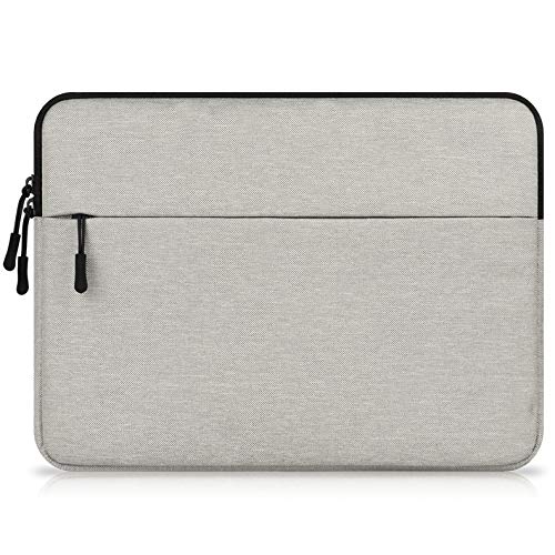 Business Waterproof Fabric Tablet Sleeve Case for Jumper EZpad Go 11.6 / iPad Pro 11 (2021) iPad Air 10.5 / iPad Air 4 10.9 / Samsung Galaxy Tab Tab S7+ 12.4 / S7 11 / MediaPad M5 Pro 10.8 (Gray)