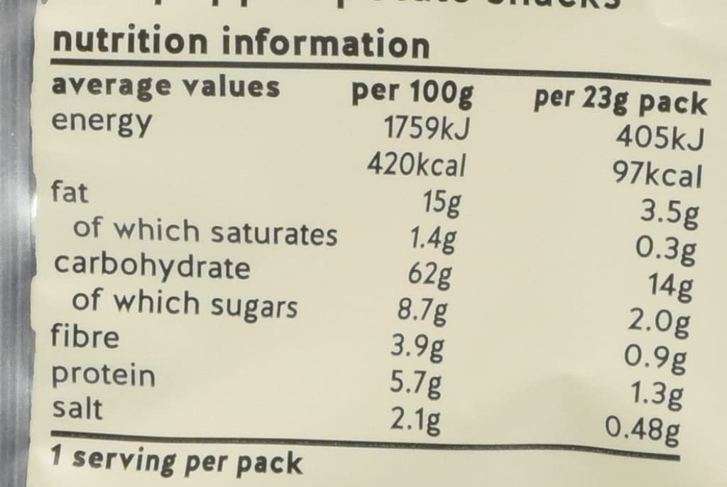 Popchips Barbeque Popped Potato Chips 23 g (Pack of 24)