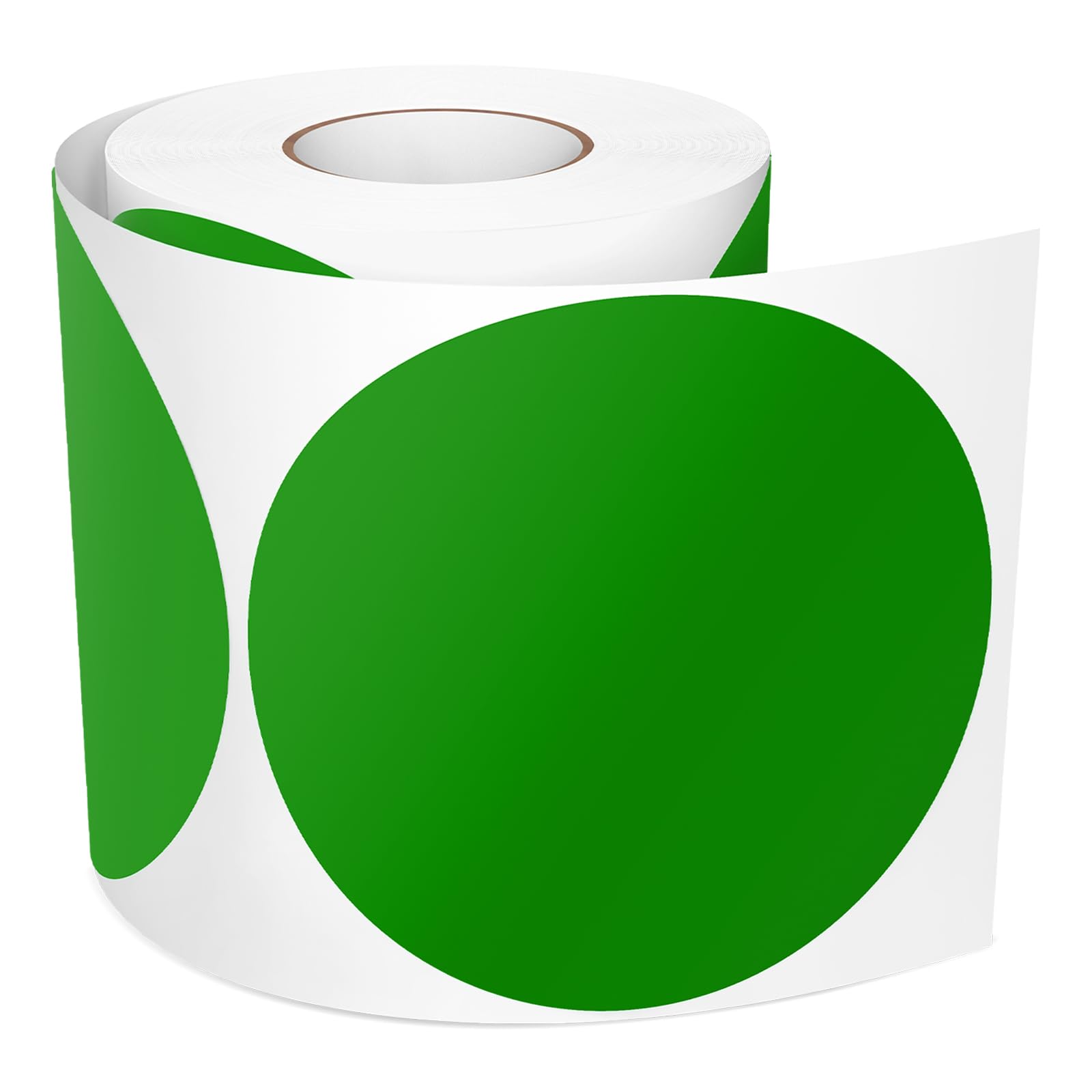 300 Pieces Gommettes Rondes Vertes 100 mm Autocollantes Pastilles Adhésives Étiquettes Circulaires en Vinyle et ÉTanche pour Sols & Entrepôts