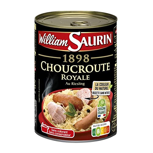 WILLIAM SAURIN - Choucroute Royale 400 G - Lot De 4 - Vendu Par Lot