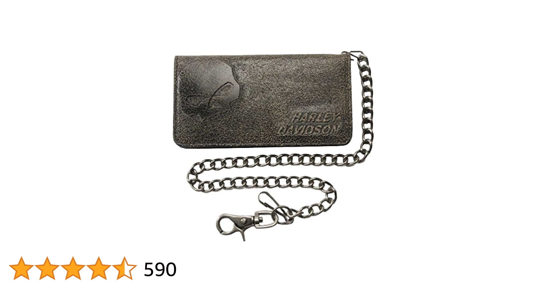 Amazon.com: Harley-Davidson Men's Burnished Bi-Fold Skull