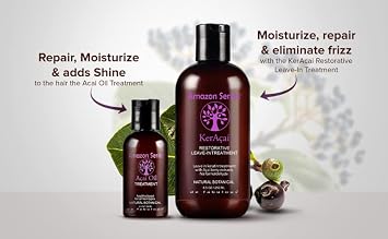 Amazon Series Acai Oil Treatment 59 ml - For scalp and hair - Color protection, promotes shine, restores moisture and eliminates friss - For All Hair Types