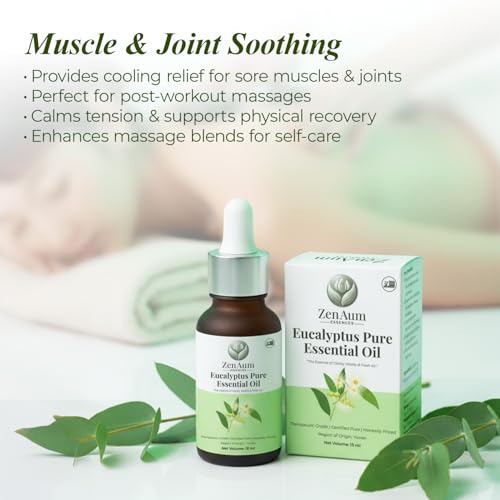 Image of 100% Natural Eucalyptus Therapeutic Grade Essential Oil | 15ml | Respiratory Relief, Muscle Soothing & Aromatherapy | Sourced from Yunan, India | GMP, ISO & IFRA Certified