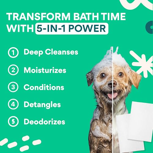 Dogshampoosheets2xwashesthanliquiddogbathingsupplieswateractivatedpuppyshampoodogbathsuppliespoodleshampoofordogbathdogshampooforsmellydogsmint30ct  Urban Country Home Decor Dog shampoo sheets 2x washes than liquid dog bathing supplies water activated puppy shampoo dog bath supplies poodle shampoo for dog bath dog shampoo for smelly dogs mint 30ct  urban country home decor