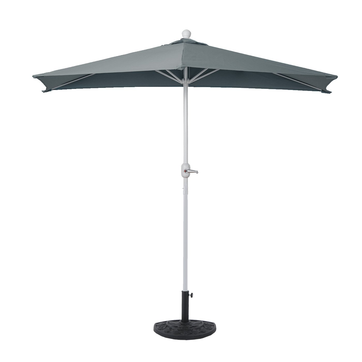 Mendler Aluminiowy półokrągły parasol, UV 50+.