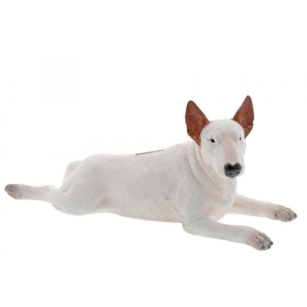 Enesco White Save Money (Jimmy The Bull) Dog Money Bank