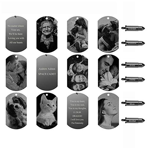 Jovivi Personalized Photo and Engraved Urn Necklace #TOP27