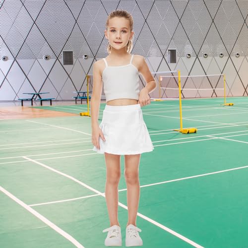 Neutocd Girls Tennis Skirt Skorts for Girls High Waisted Athletic Pleated Skirts with Shorts for Golf Pickleball Running3