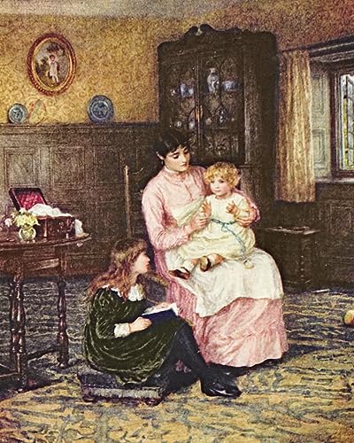Affiches et gravures de mère avec enfants pour décoration salon chaleureux