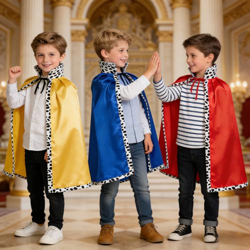 Disfraz completo niño capa y corona azul tamaño 31.5 miniatura 7