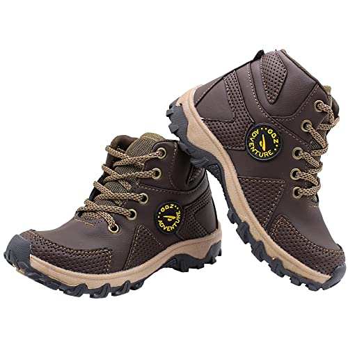 Bota Infantil Gibizinho Adventure Masculina Café Coturno Tamanho:32;Gênero:Homem;Cor:Marrom