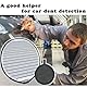 Auto Beulen Reflector 80 cm, Dellen Reflektor Kfz, Dellen Reflektorplatte, Dellenreflektorboard, Seelenspiegel, mit Tasche, Faltbar, für Fix Karosserie Tür Kratzer