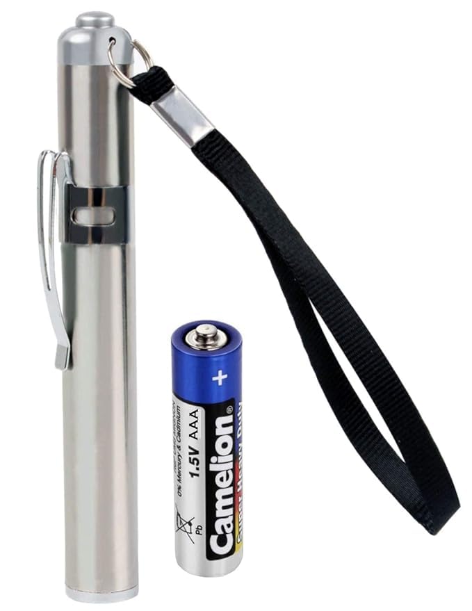 MEDROOF™ Aluminium Pocket Pen Torch for Doctors | Nurses | Medical Students | Moon Light | Super Bright | Free Battery (Silver) (B0CW6CMXJG) Amazon Price History, Amazon Price Tracker