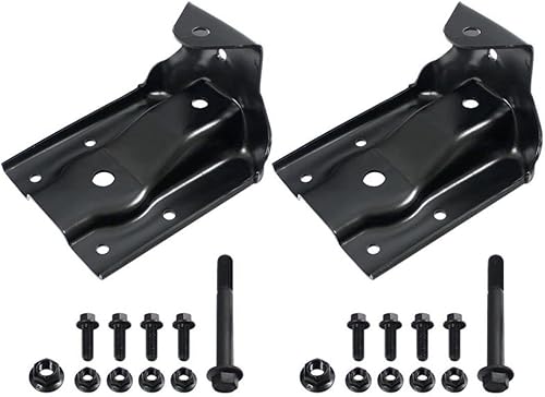 Juego de 2 soportes de grillete para suspensión de ballesta trasera, compatibles con Chevy Silverado 1500 GMC Sierra 1500 722-032 1999-2015