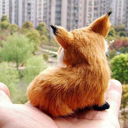 Volking Plüschtier Simulation Fuchs Spielzeug Kleine Fuchs Figur Kuscheltier Plüschtier Kuscheltier Deko für… – Bild 6