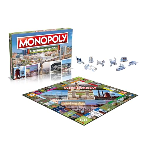Monopoly Birmingham Edition 2-6 jugadores Juego de mesa miniatura 4