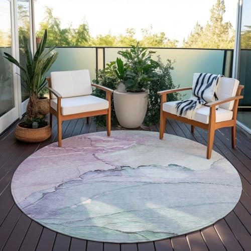 Tapete redondo Addison Rugs Chantille 8 pies miniatura 6