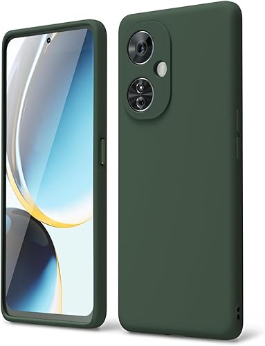 oakxco Funda para teléfono Oneplus Nord N30 0.18 oz de silicona líquida, bonita funda delgada y delgada de goma suave de poliuretano termoplástico