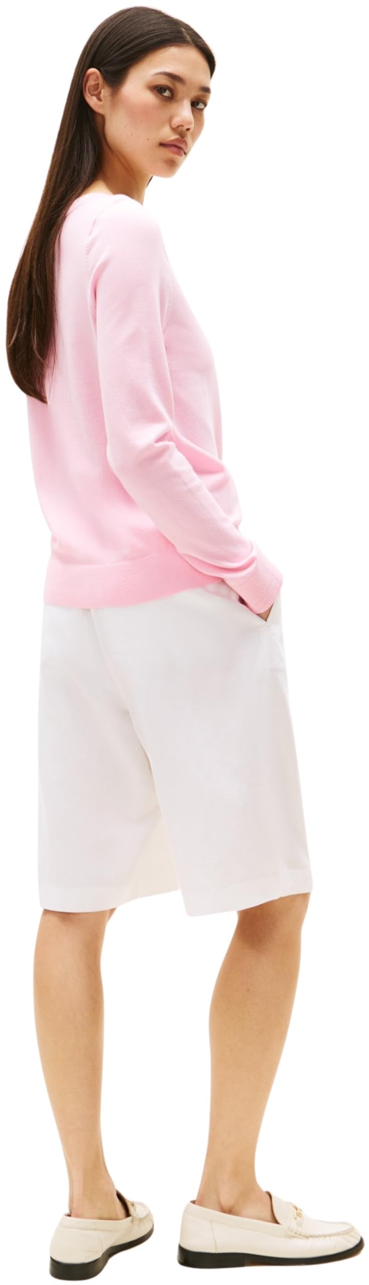 Tommy Hilfiger Swetry damskie, Różowy (Classic Pink), XXS