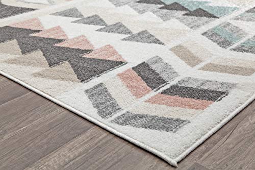 Rugs America Mika Collection Mo50A Mint Lime Contemporary Geometric Area Rug 8'0"X10'0" #TOP7