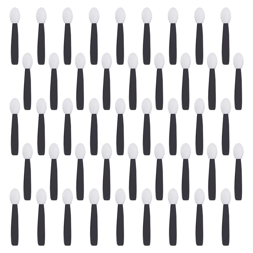 200 Pcs Sponge Eyeshadow Brushes Makeup Eye Shadow Applicators Oval Cosmetic Brushes Beauty Eyeliner Brush for for Girls Lady Women