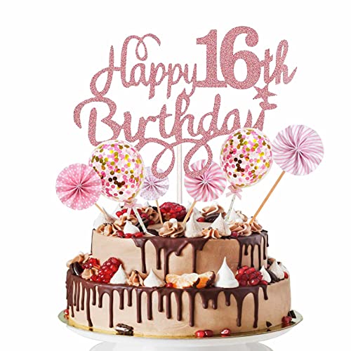 Ainiv Geburtstagskerzen 16 - Blaue Tortendeko Für 16. Geburtstag