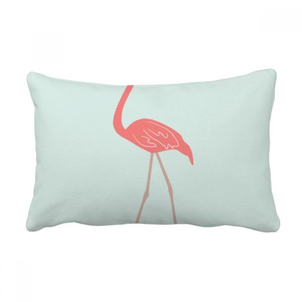 Coussin flamant rose DIYthinker 40x60 cm oreiller lombaire multicolore pour canapé salon