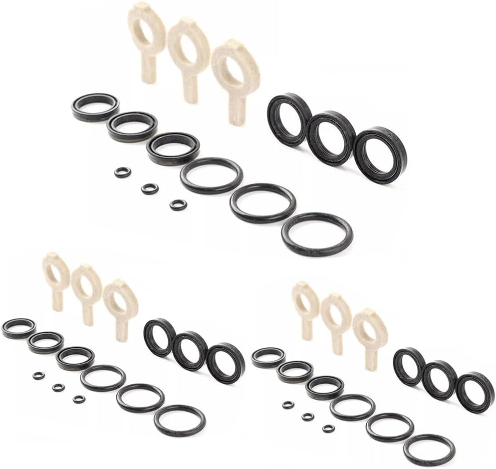 30623 Seal Kit Replacement Fit For Cat Pump Model 30 31 34 35 310 340 350 310B 310S 310W 340S 340B 340W 350 350S 350B 350W Models, 5 Frame Plunger Pumps 6PACK