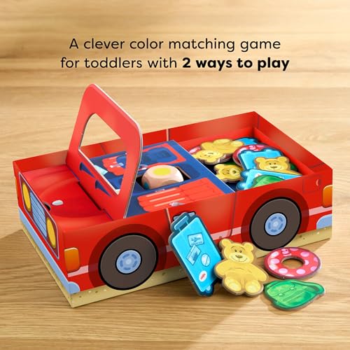 Image of HABA My Very First Games: Hello Vacation - Color-Matching Toddler Game for Ages 2+, Preschool Learning Toy and Educational Toys for Kids with 3D Car
