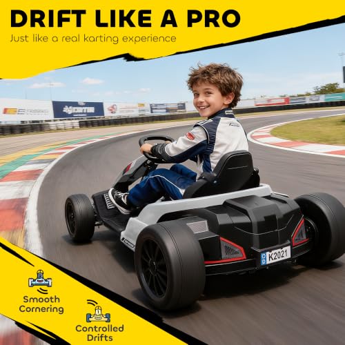 Qaba 24V Big Battery Drift Kart