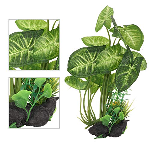 Ymiko Vivid Artificial Plastic Coral Plant Ornament for Aquarium Underwater Fish Garden Landscape