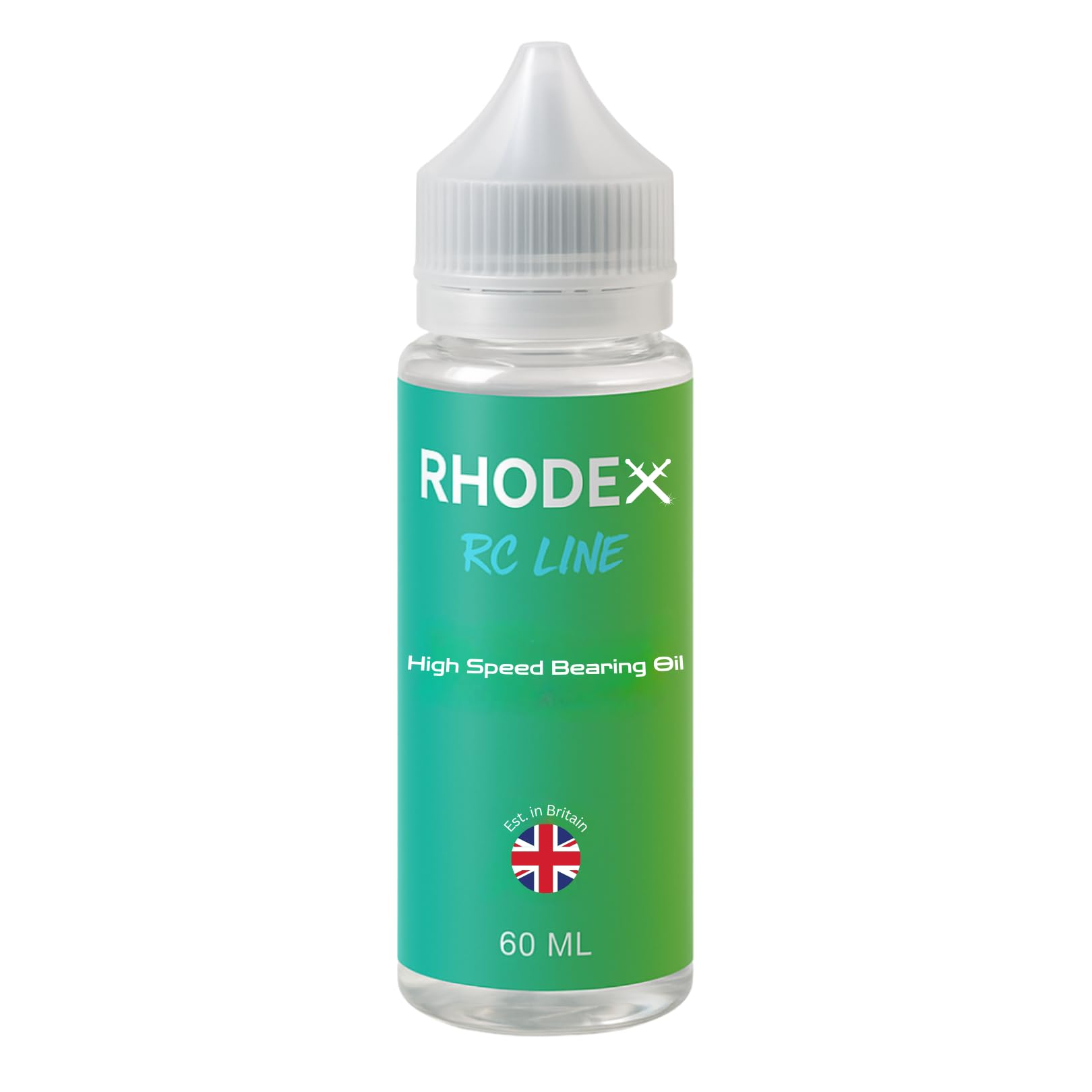 Rhodex RC Line 60ml High Speed Bearing Oil - Synthetic, Low Viscosity, Extra Low Friction Lubricant, 60 millilitres
