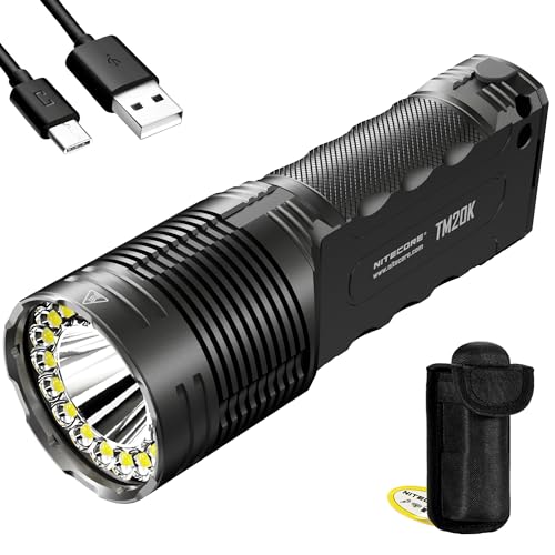 Nitecore TM20K 20,000 Lumen USB-C Rechargeable LED Flashligh...