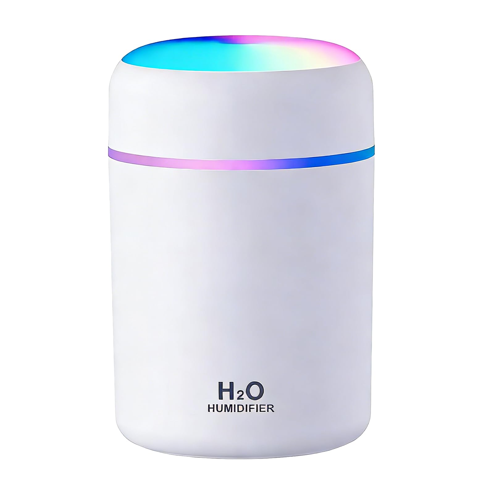 Photo 1 of shuielai Portable Colorful Cool Mini Humidifier, USB Personal Desktop Humidifier,. Perfect for Bedroom, Office & Car(300ml, White)