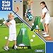 Toddler Golf Set with Putting Mat, Upgraded Kids Golf Cart with Shoulder Strap, Toddler Glove, Plastic Clubs, 10 Balls, Indoor Outdoor Sports Toys Birthday Gift for Boys Girls Aged 3 4 5+ Years Old