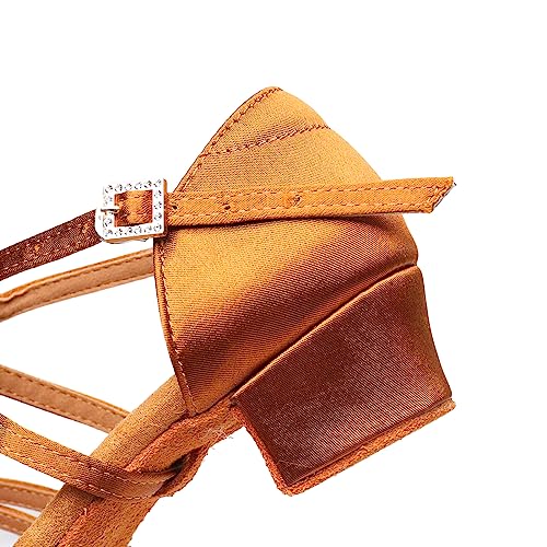 Rosefinch Girls' Dance Shoes Heel 1.3" Latin Salsa Practise Dancing Shoes for Dancing Salsa Latin Tango Girl Social Dance Beginner4