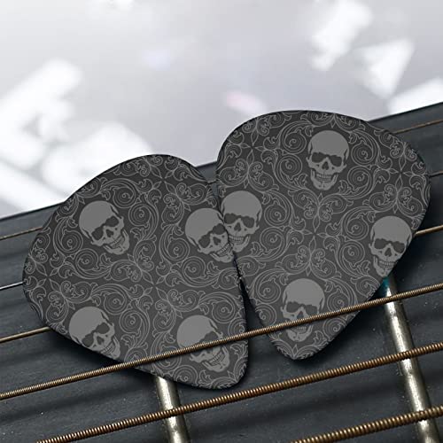 Médiators Guitare 12-Pack Crâne Fond Médiators Guitare Électrique Guitare Acoustique Diverses Guitares - Les Beatles, Paul McCartney, John Lennon, RIngo Starr, George Harrison Médiators Guitare 12-Pack Crâne Fond Médiators Guitare Électrique Guitare Acoustique Diverses Guitares – Image 7